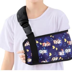 Cute Cat Print Sling Toddler Kids small Pediatric Arm Wrist Sling